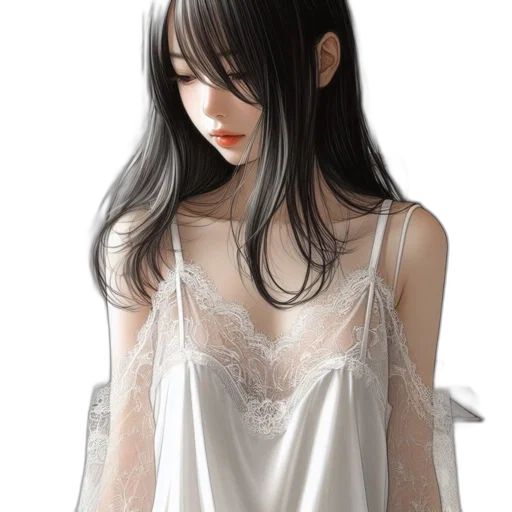 dress, mask, jewelry, face transparent PNG cut-out