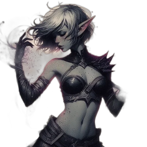 mask, weapon, staff, fantasy art transparent PNG cut-out