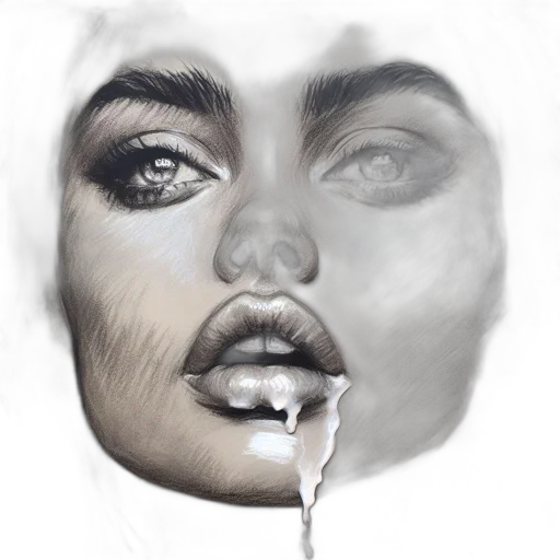face, mask, crown, photorealistic transparent PNG cut-out