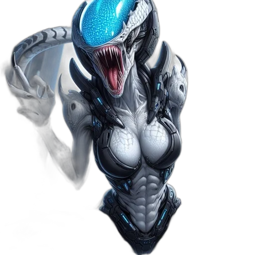 robot, dragon, creature, mask transparent PNG cut-out