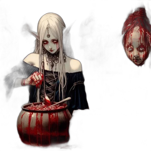 mask, creature, concept art, fantasy art transparent PNG cut-out