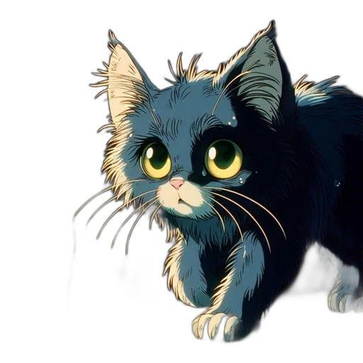 creature, animal, concept art, watercolor transparent PNG cut-out