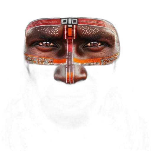 face, mask, creature, staff transparent PNG cut-out