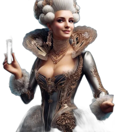dress, jewelry, crown, concept art transparent PNG cut-out