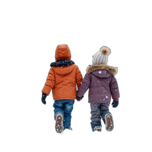 jacket, 3d render, photorealistic, snow transparent PNG cut-out