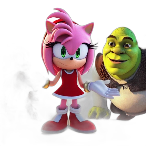 3d render, concept art, photorealistic, cartoon transparent PNG cut-out