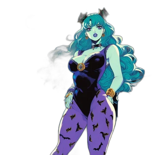 dress, concept art, anime, comic book art transparent PNG cut-out