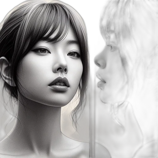 face, photorealistic, fantasy art, concept art transparent PNG cut-out