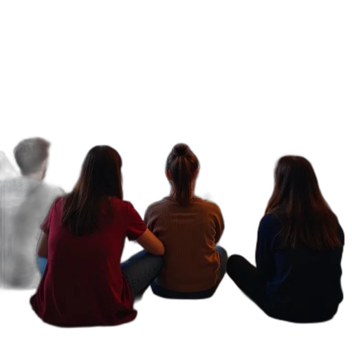 staff, furniture, robot, 3d render transparent PNG cut-out