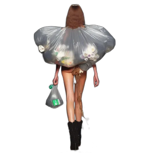 dress, jacket, umbrella, concept art transparent PNG cut-out
