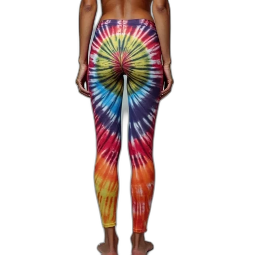 dress, colorful, neon, back transparent PNG cut-out