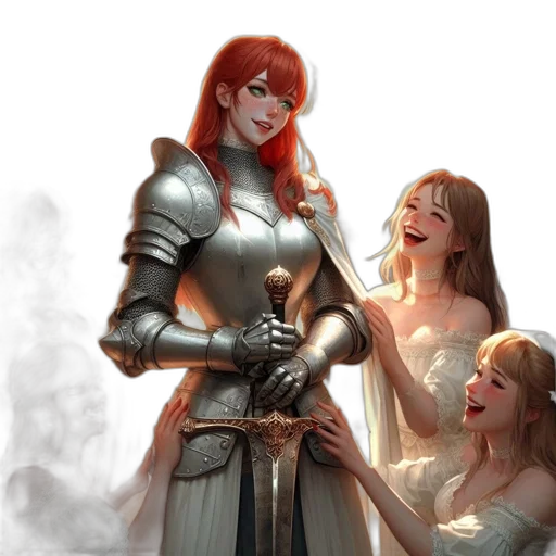 sword, fantasy art, concept art, comic book art transparent PNG cut-out
