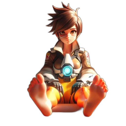 robot, shoes, weapon, staff transparent PNG cut-out