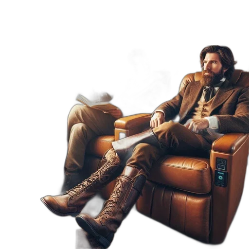 furniture, jacket, shoes, concept art transparent PNG cut-out