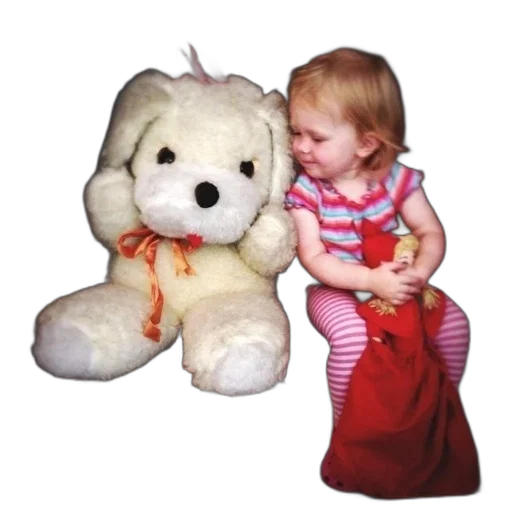 photorealistic, little, girl, sits transparent PNG cut-out