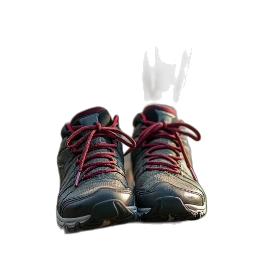 shoes, 3d render, photorealistic, concept art transparent PNG cut-out