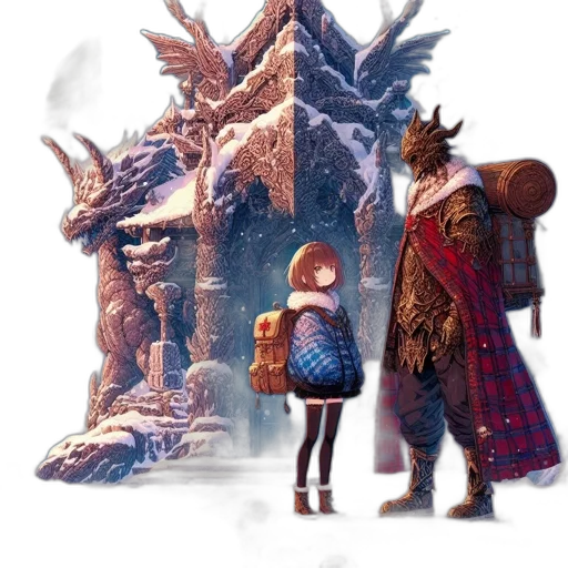 dragon, creature, dress, jacket transparent PNG cut-out