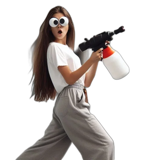 weapon, staff, robot, concept art transparent PNG cut-out