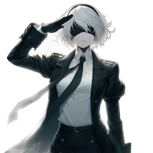 mask, staff, jacket, robot transparent PNG cut-out