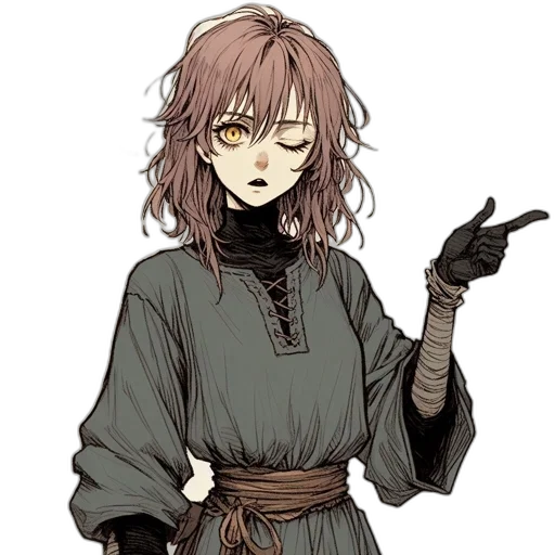 staff, weapon, dress, concept art transparent PNG cut-out