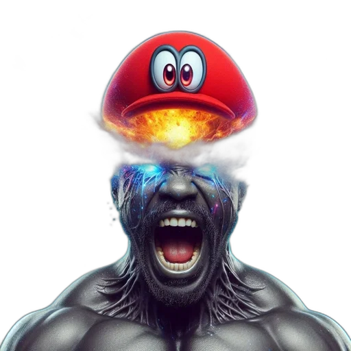 hat, mask, creature, face transparent PNG cut-out