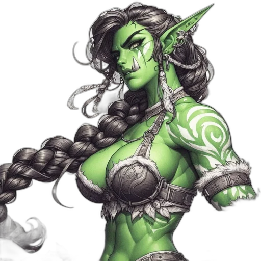 fantasy art, concept art, pixel art, comic book art transparent PNG cut-out