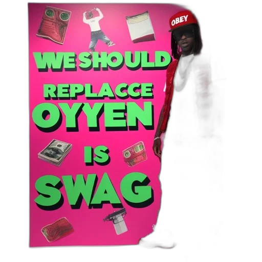 3d render, vaporwave, concept art, individual transparent PNG cut-out