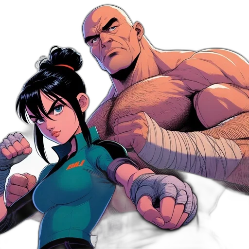 comic book art, concept art, cartoon, fantasy art transparent PNG cut-out