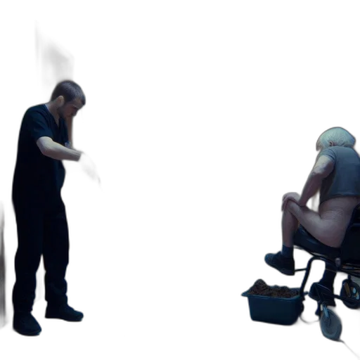 staff, furniture, robot, mask transparent PNG cut-out