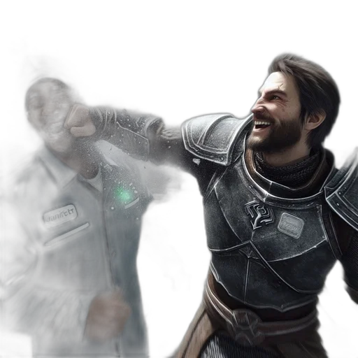 sword, weapon, staff, face transparent PNG cut-out