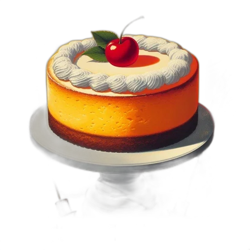 food, hat, crown, 3d render transparent PNG cut-out