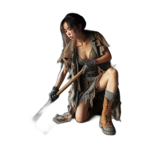 weapon, sword, staff, fantasy art transparent PNG cut-out