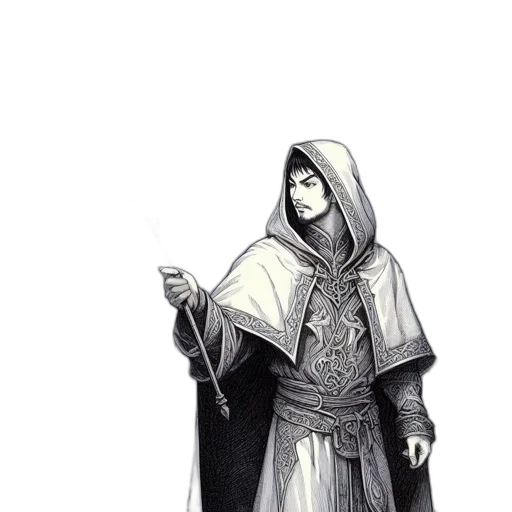 staff, sword, jacket, dress transparent PNG cut-out
