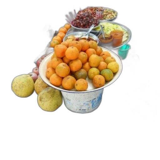 food, crown, photorealistic, 3d render transparent PNG cut-out