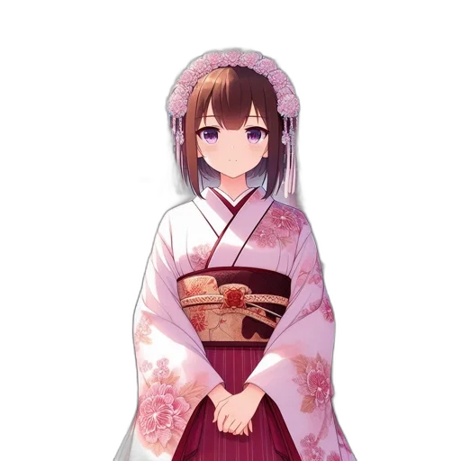 dress, staff, weapon, flower transparent PNG cut-out