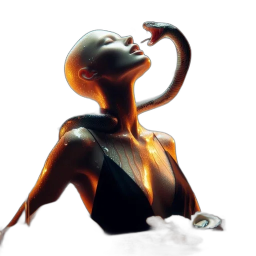 robot, creature, concept art, 3d render transparent PNG cut-out