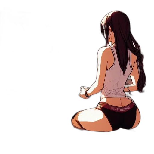 dress, anime, cartoon, concept art transparent PNG cut-out