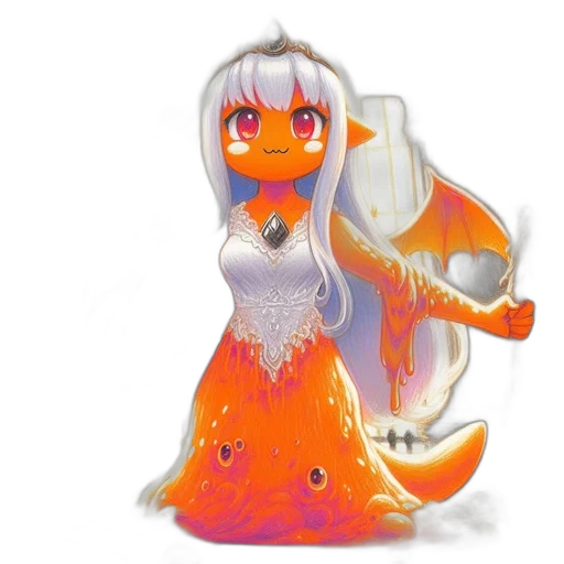 dress, dragon, creature, animal transparent PNG cut-out