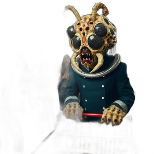 mask, staff, creature, animal transparent PNG cut-out