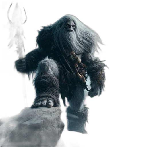 creature, animal, mask, hair transparent PNG cut-out