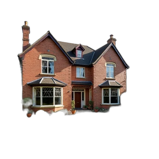 building, 3d render, photorealistic, property transparent PNG cut-out