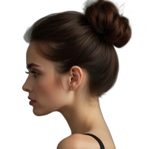 hair, face, jewelry, crown transparent PNG cut-out