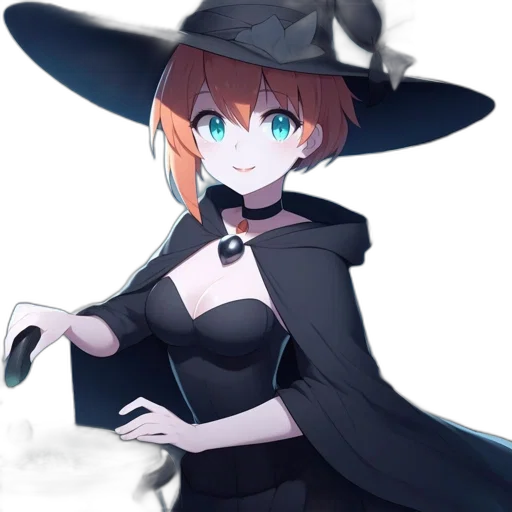 staff, hat, dress, mask transparent PNG cut-out