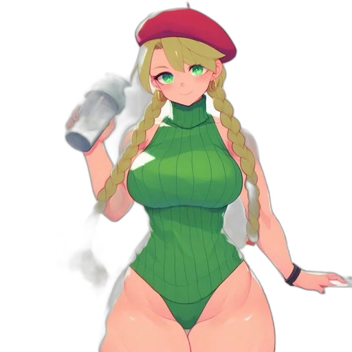 dress, weapon, hat, staff transparent PNG cut-out