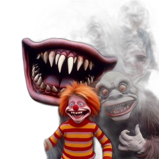 creature, animal, concept art, 3d render transparent PNG cut-out