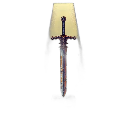 sword, weapon, staff, crown transparent PNG cut-out