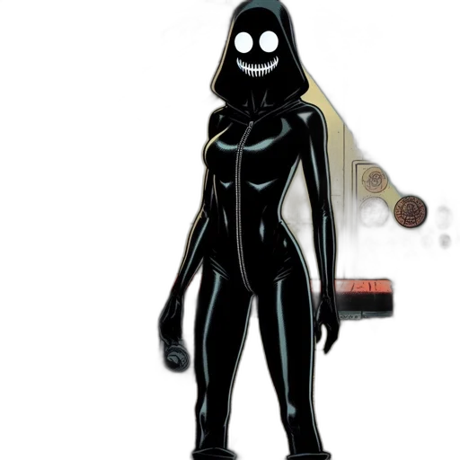 mask, robot, creature, dress transparent PNG cut-out