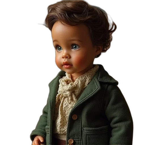 jacket, photorealistic, 3d render, oil painting transparent PNG cut-out