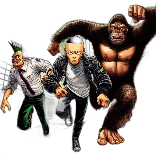 animal, comic book art, concept art, cartoon transparent PNG cut-out