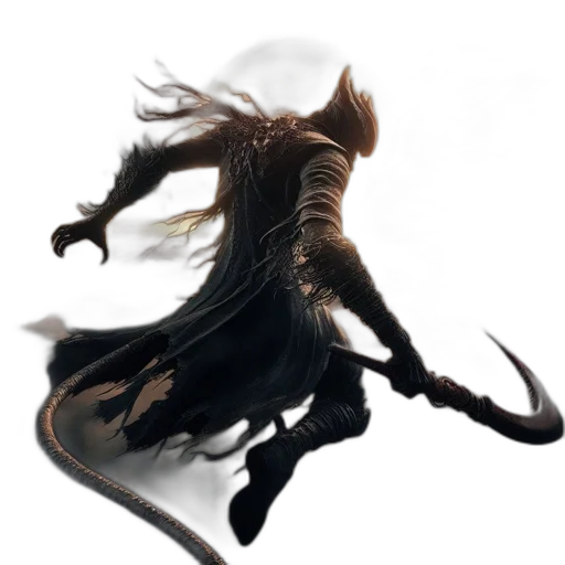 dragon, staff, sword, creature transparent PNG cut-out